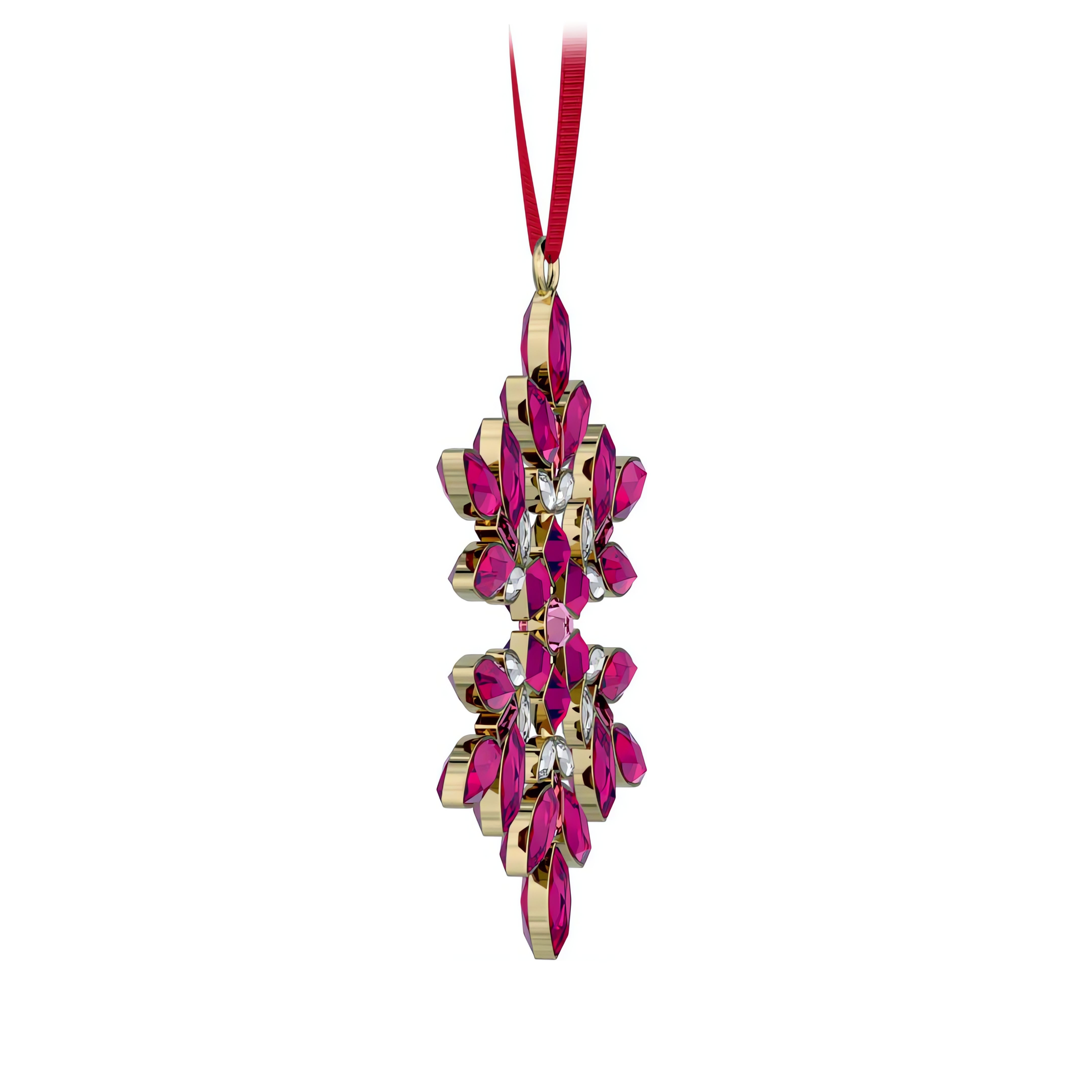 Red Gema Holiday Ornament by Swarovski