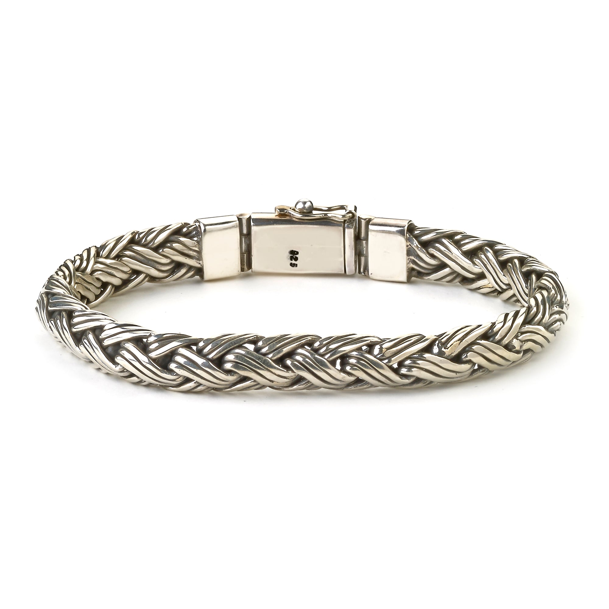 Marcel Men’s Bracelet available at Talisman Collection Fine Jewelers in El Dorado Hills, CA and online. Specs: Marcel Bracelet crafted in Sterling Silver features a woven design and measures 8". 