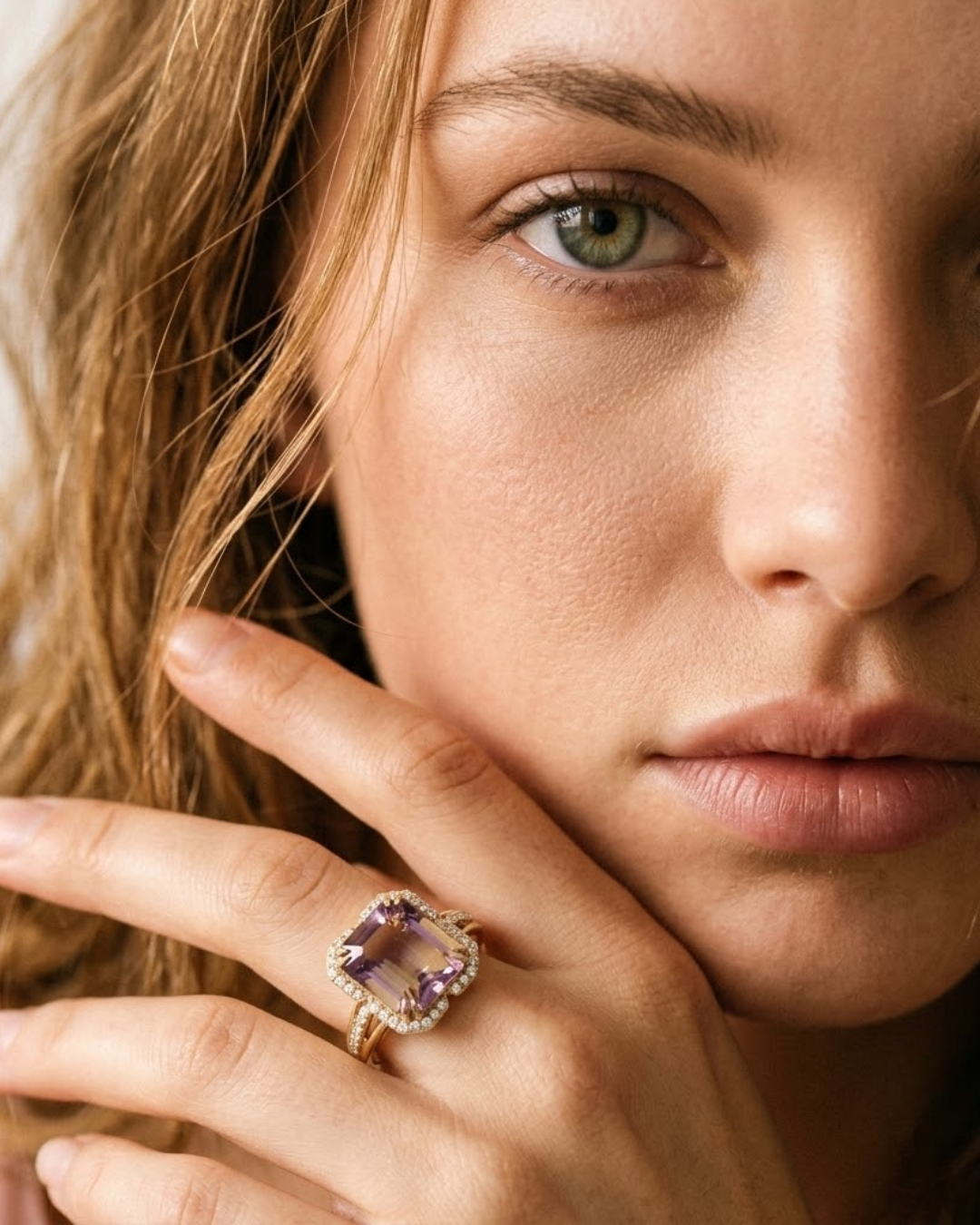 LALI Ametrine & Diamond Ring