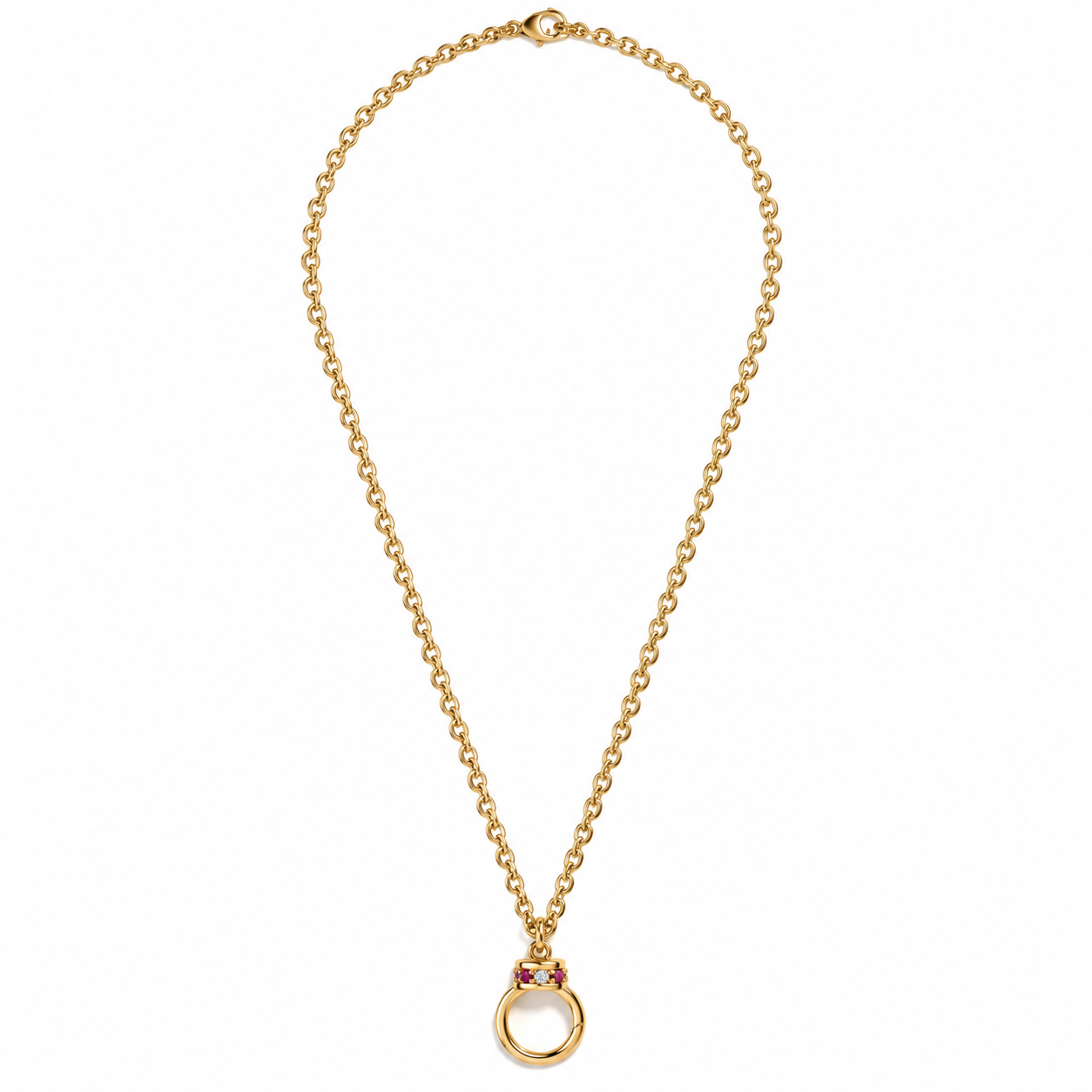 Lace Chain Pendant Holder by Mined + Found