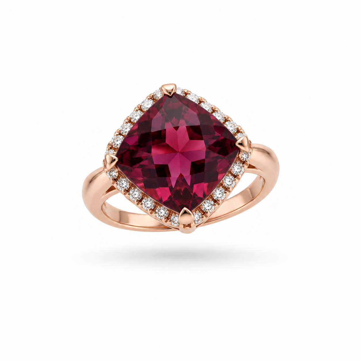 Rubellite Tourmaline Ring by Lisa Nik