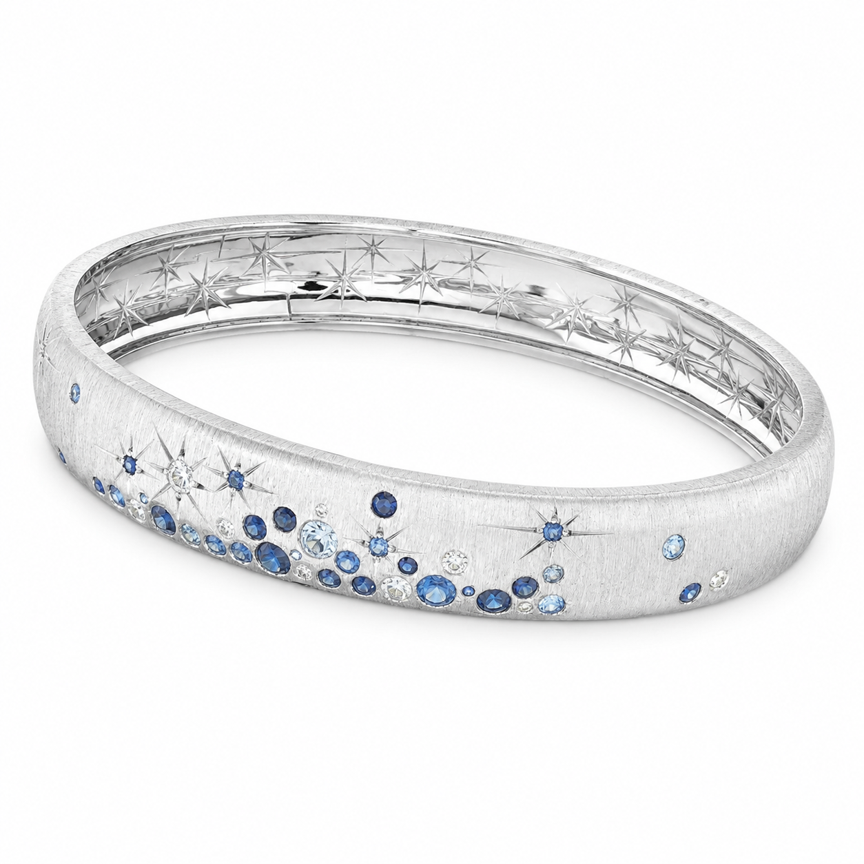 Sapphire Galaxy Bangle by Penny Preville