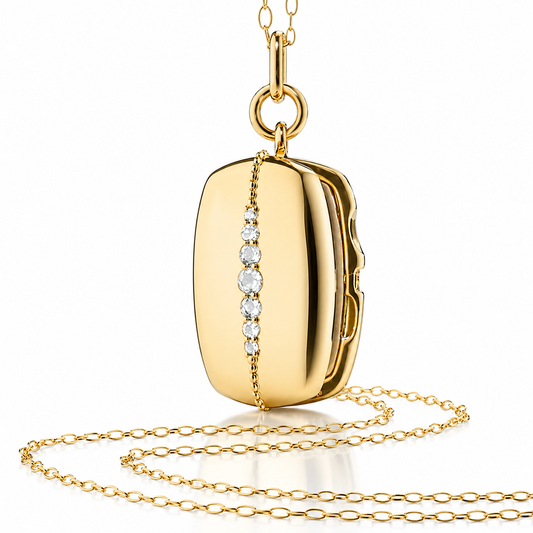 Slim Rectangular Kate Locket by Monica Rich Kosann