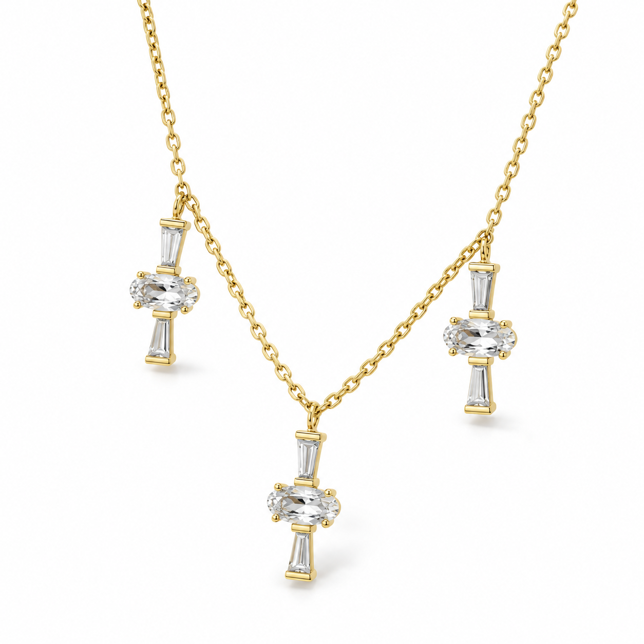 Three Charm Necklace by Meredith Young