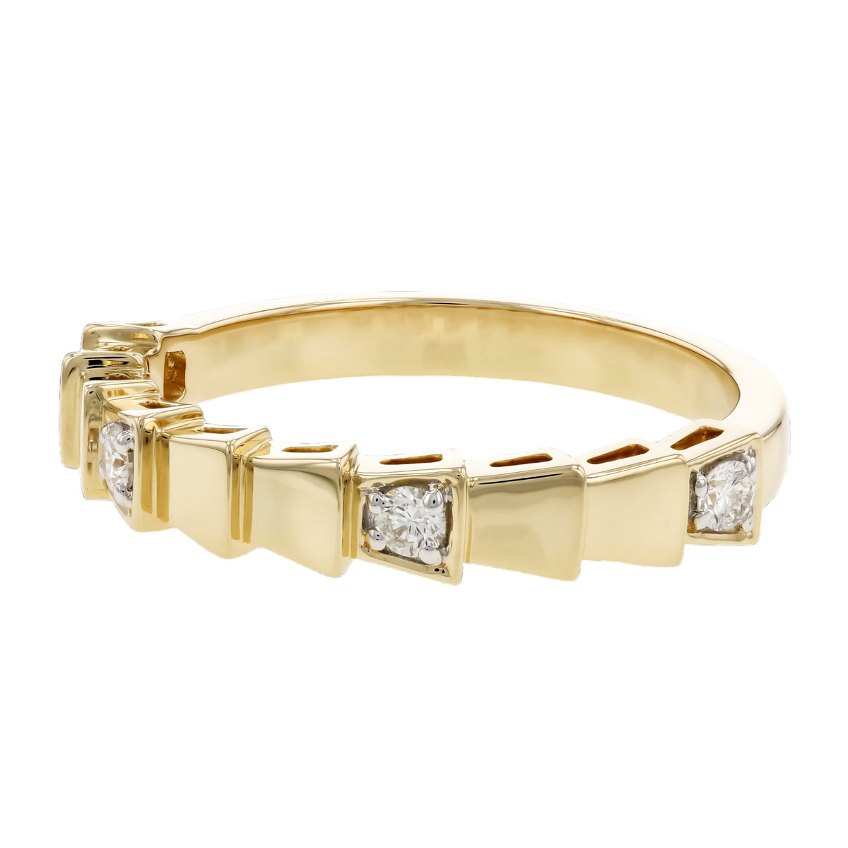 Prism Gold & Diamond Ring