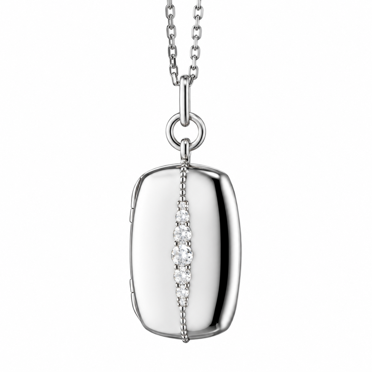 White Sapphire Kate Locket by Monica Rich Kosann