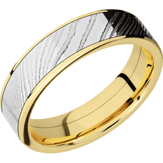 14K Yellow Gold + Polish Finish