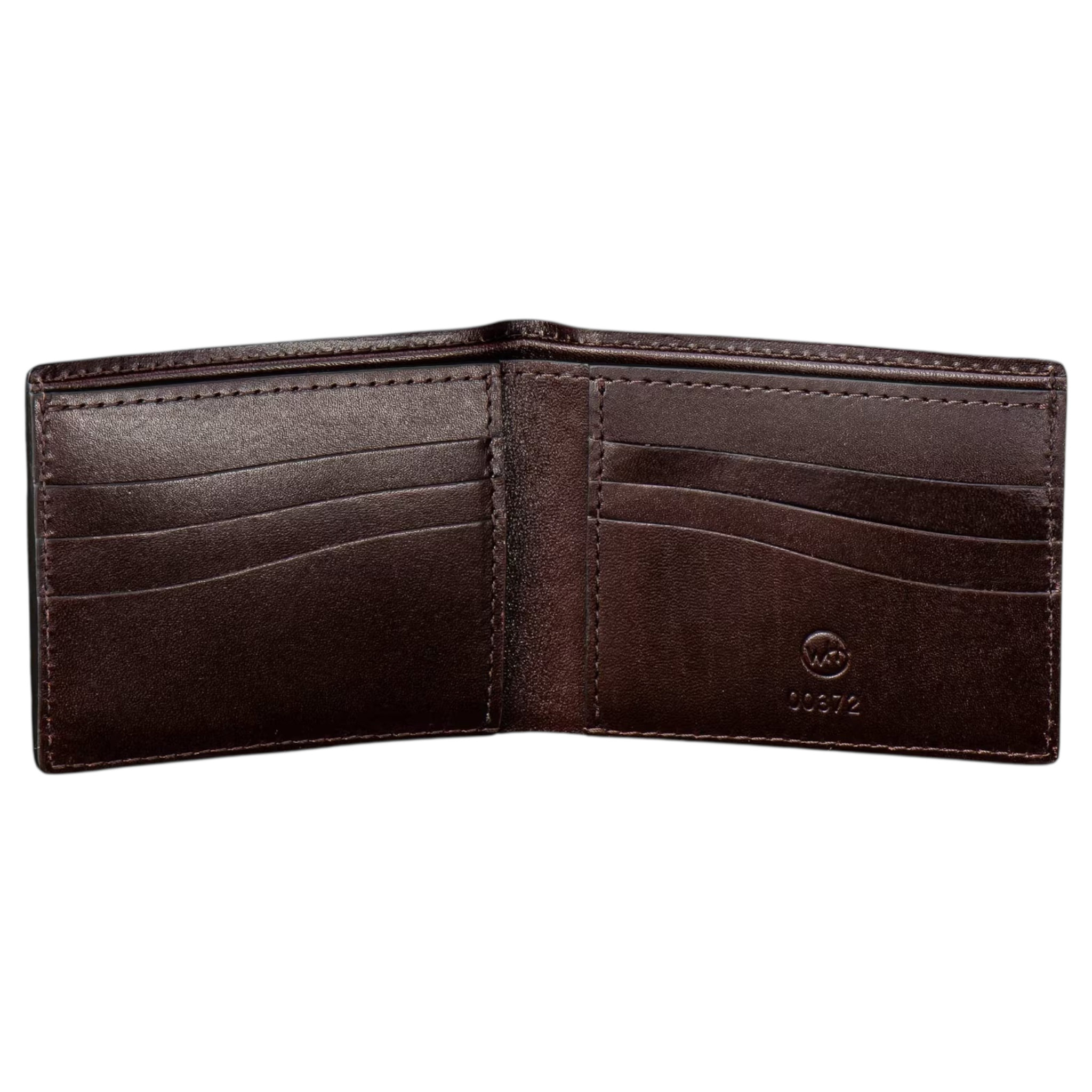 Brown Leather Smooth Bifold Wallet by William Henry available at Talisman Collection Fine Jewelers in El Dorado Hills, CA and online