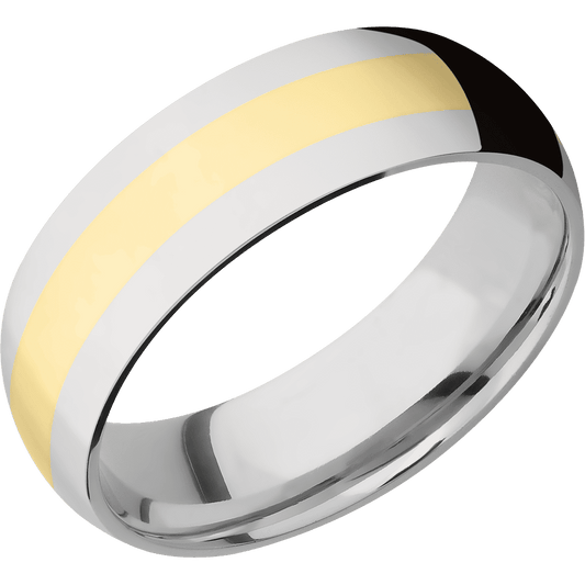 14K White Gold + Polish Finish