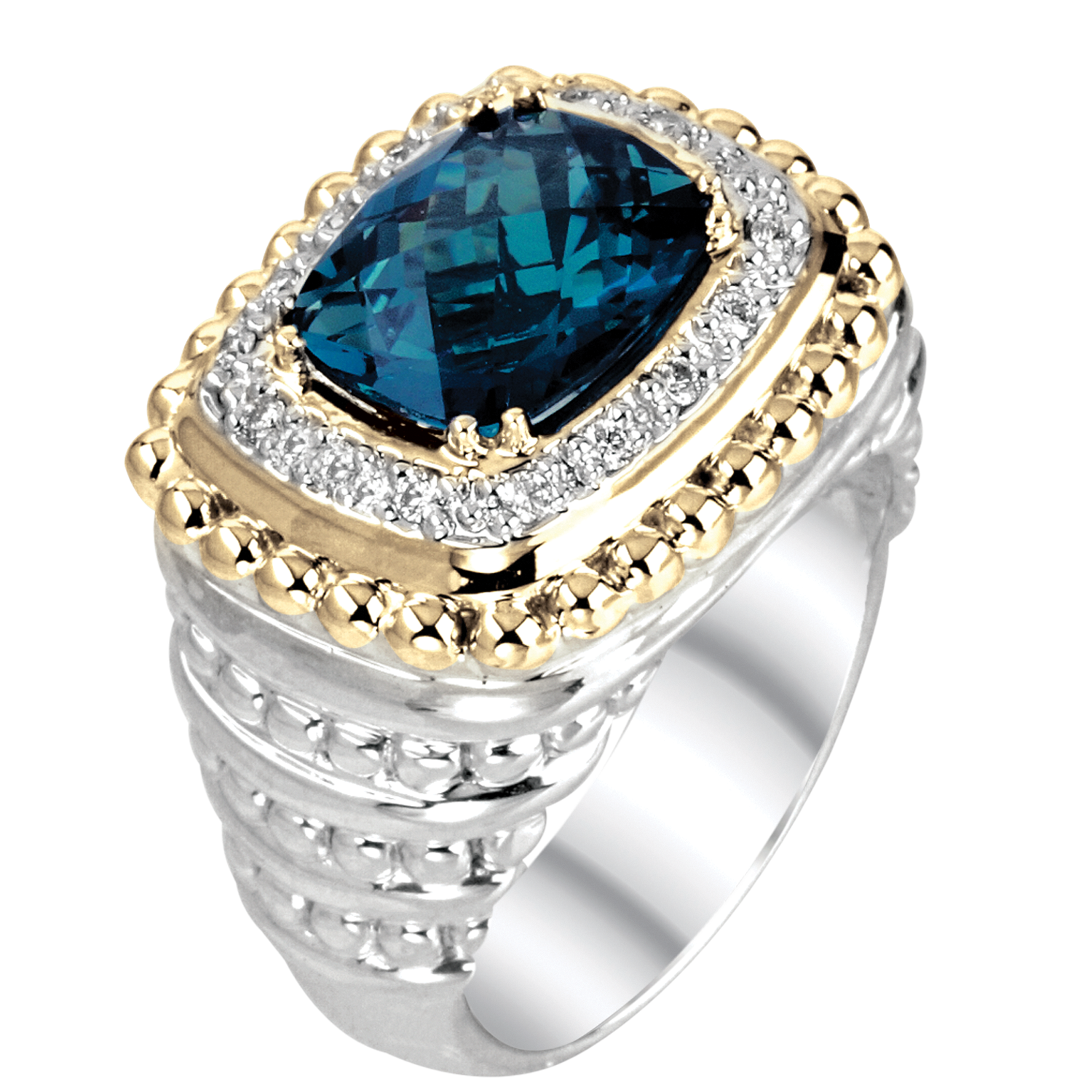 London Blue Topaz Ring by Vahan - Talisman Collection Fine Jewelers