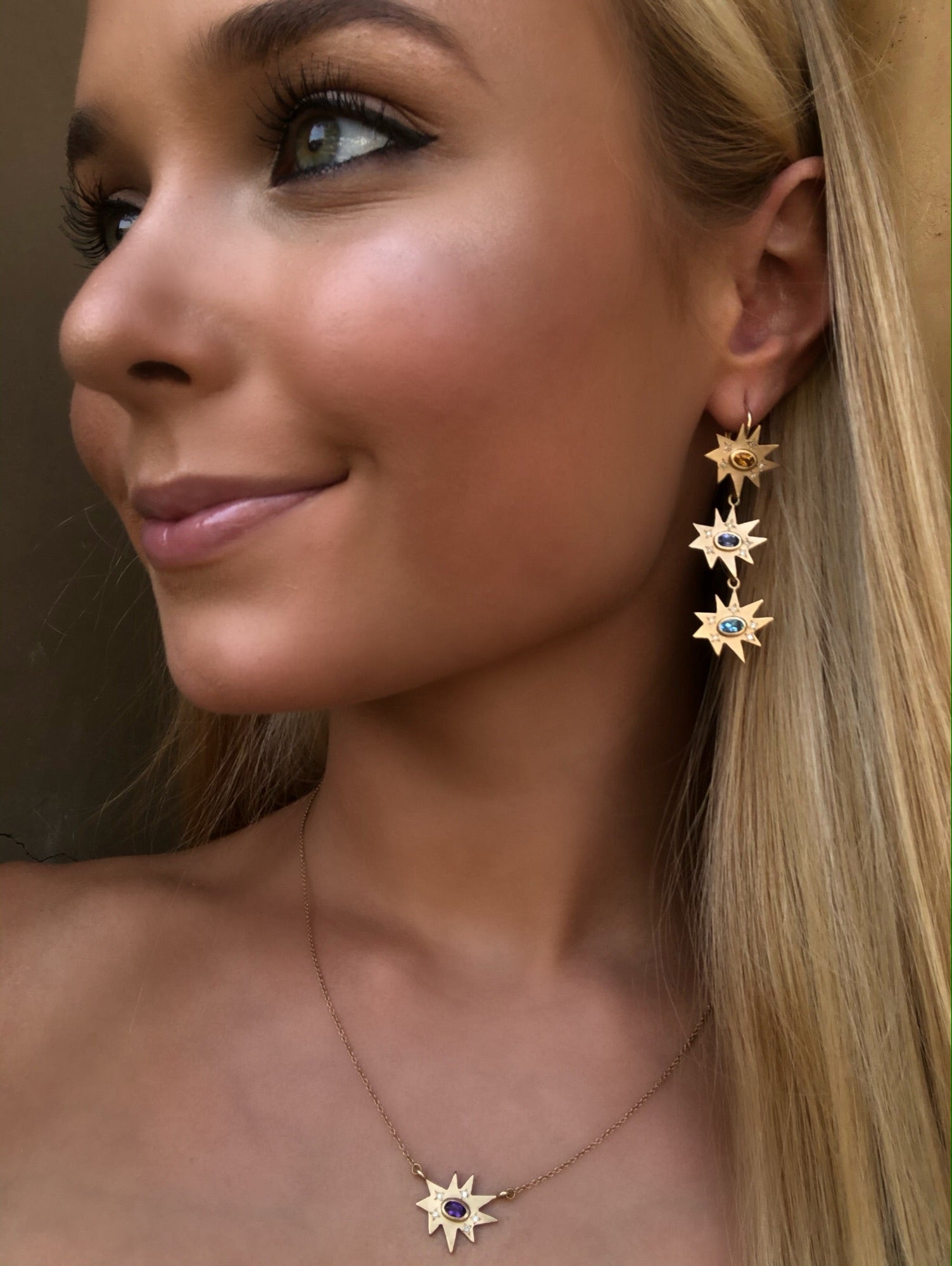Triple Stellina Earrings - Talisman Collection Fine Jewelers