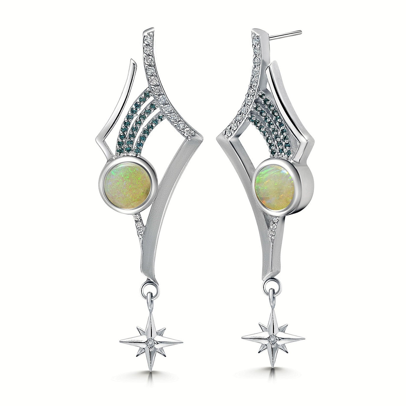 Opal Antares Earrings by Martha Seely - Talisman Collection Fine Jewelers