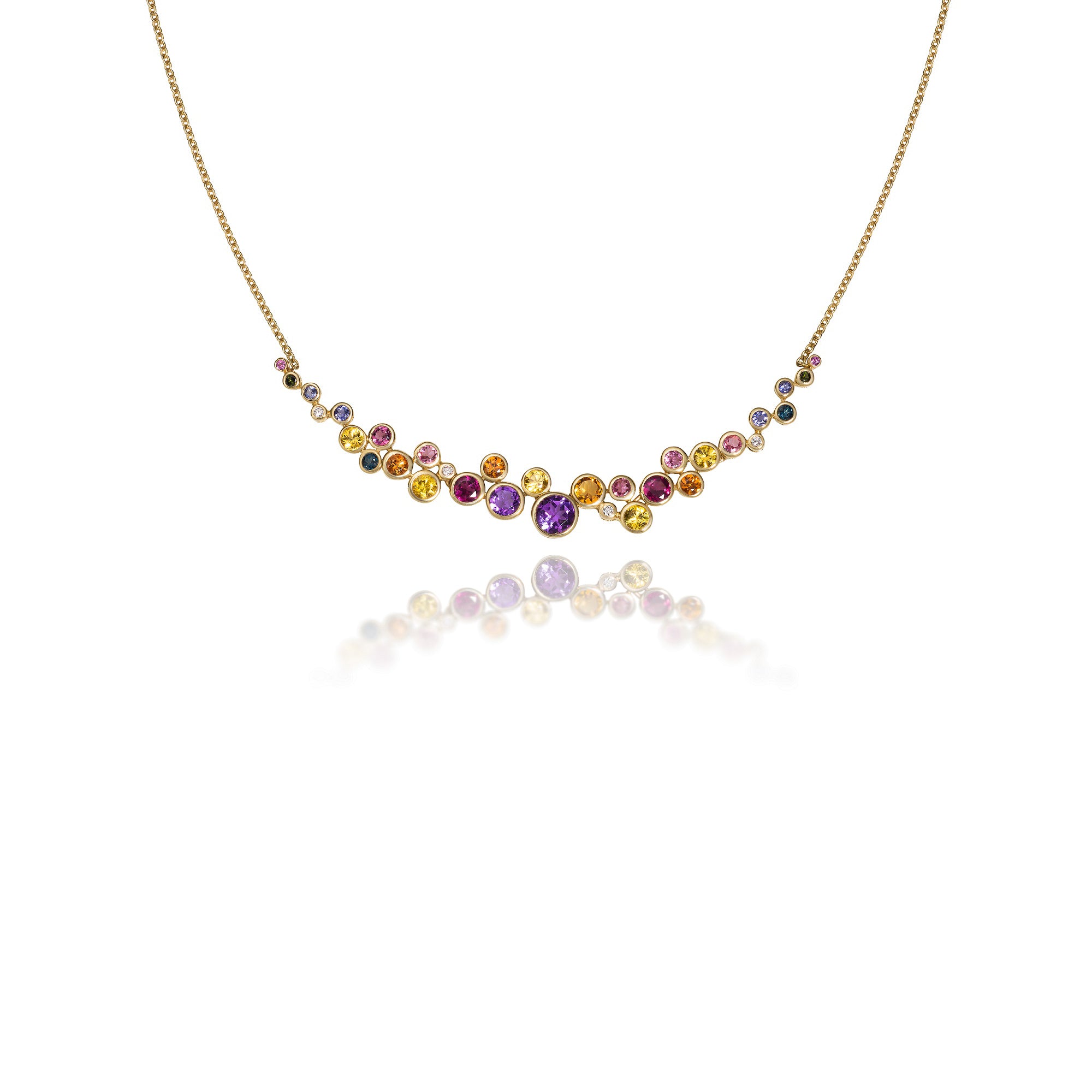 Multi-Color Constellation Necklace by Martha Seely - Talisman Collection Fine Jewelers