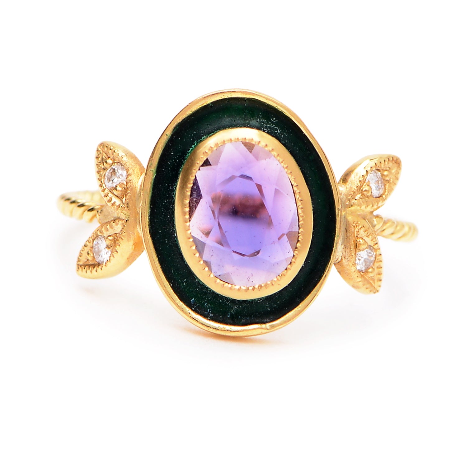 Purple Sapphire "Legacy" Ring by Unhada - Talisman Collection Fine Jewelers