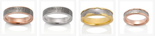 Meteorite Wedding Bands and Meteorite Rings
