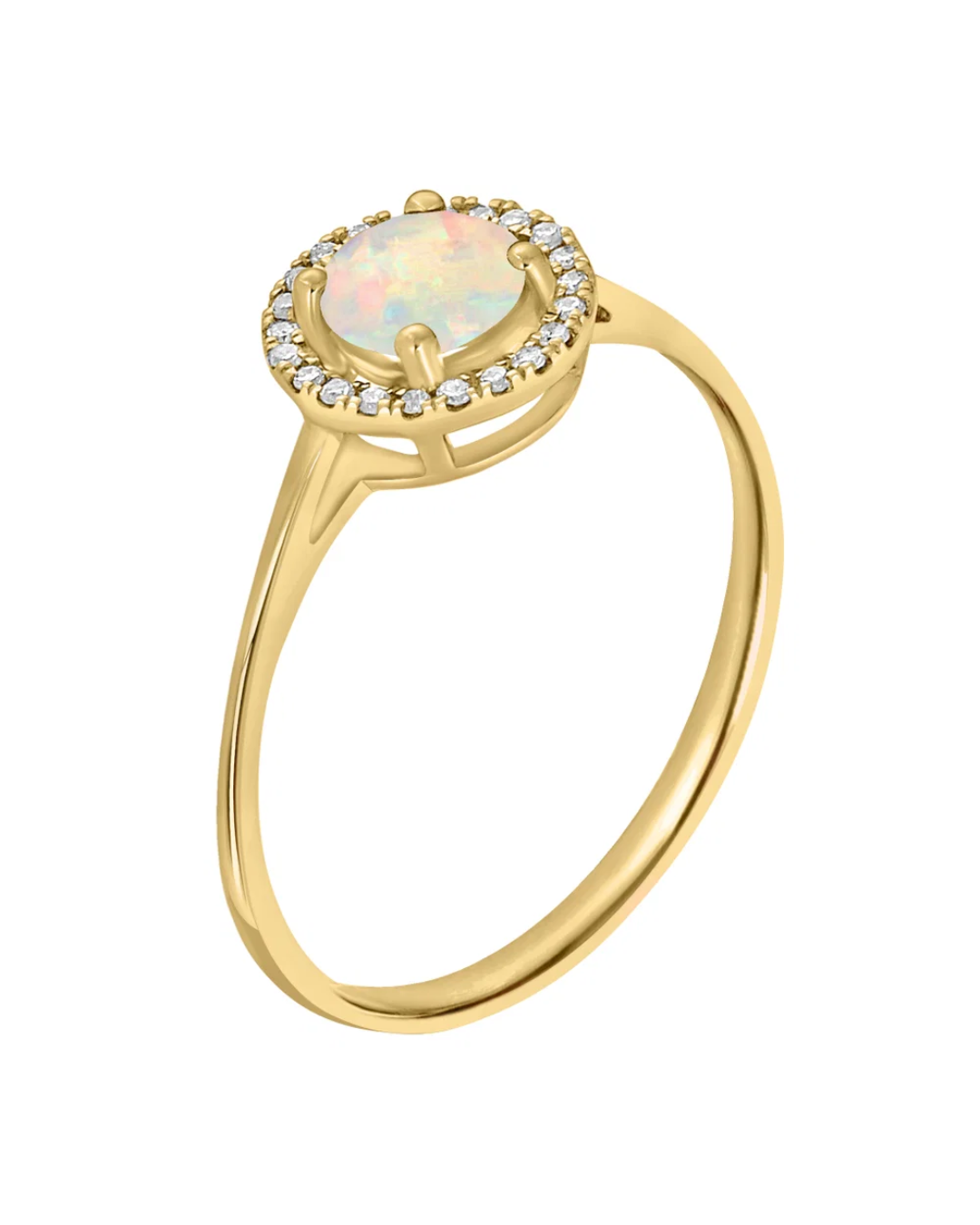 LALI Australian Opal & Diamond Ring