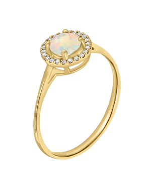 LALI Australian Opal & Diamond Ring