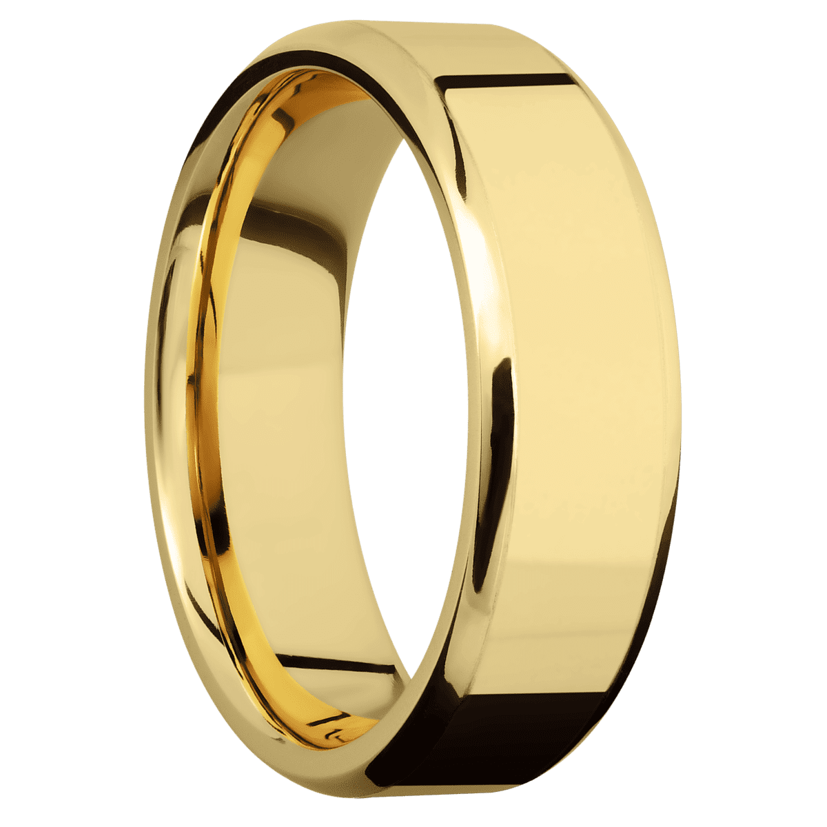 14K Yellow Gold + Polish , Polish Finish