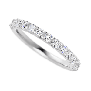 Platinum band with 13 Round Lab Grown Diamond having TCW-.65