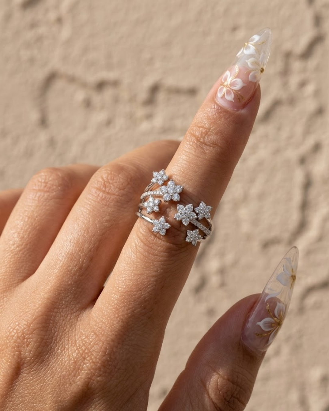 LALI Diamond Flower Ring