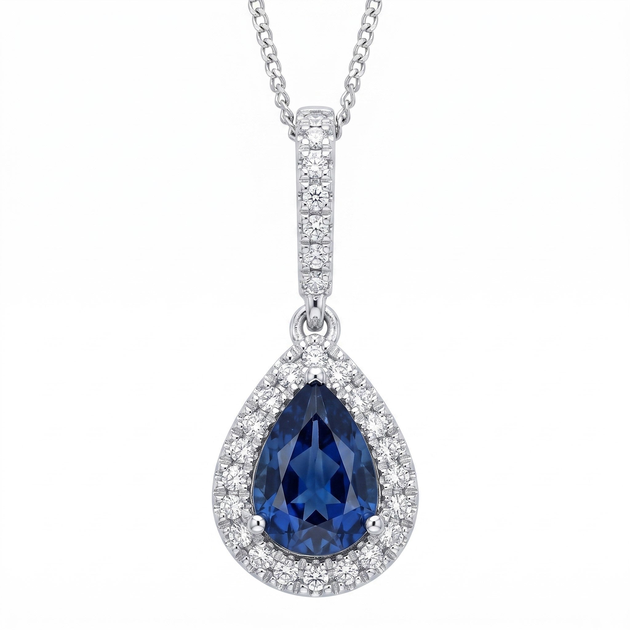 LALI Sapphire & Diamond Pendant Necklace
