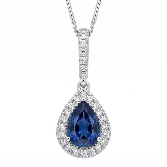 LALI Sapphire & Diamond Pendant Necklace