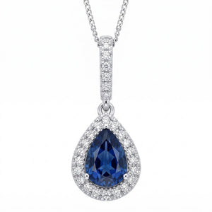 LALI Sapphire & Diamond Pendant Necklace