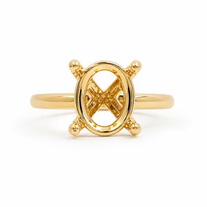 Malakan Oval Setting Ring