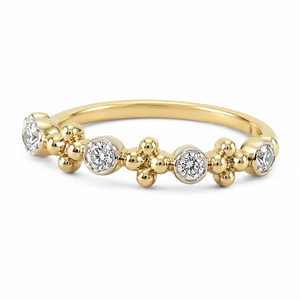 Malakan Bezel Diamond Band