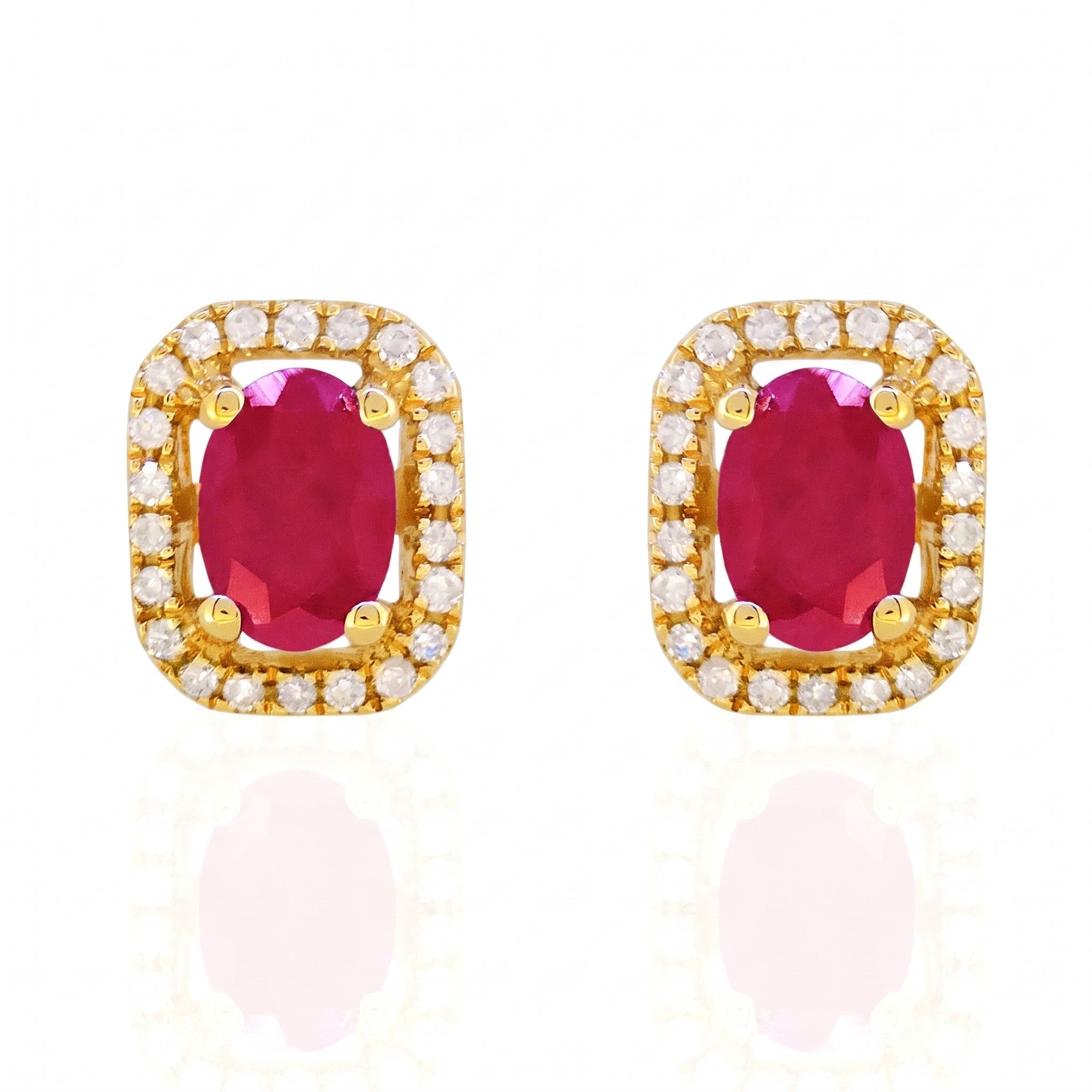 LALI Ruby & Diamond Earrings