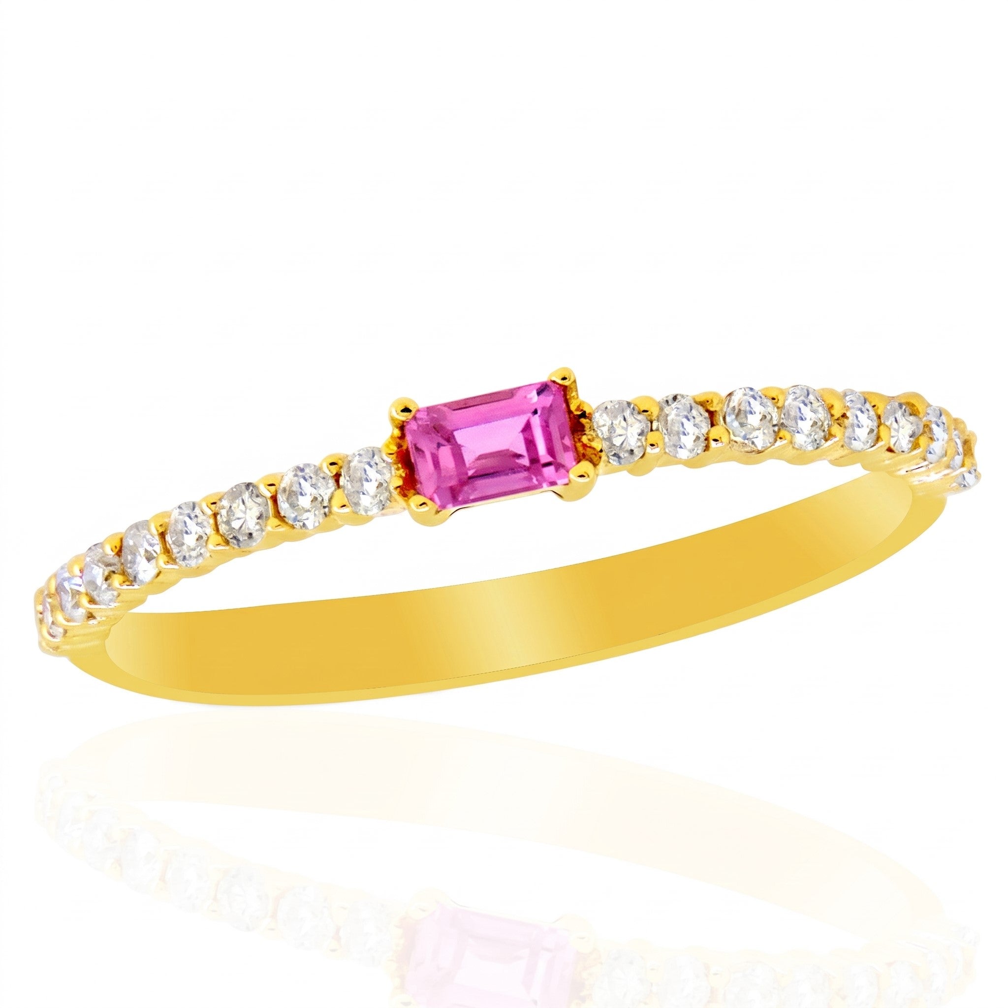 LALI Pink Sapphire & Diamond Ring