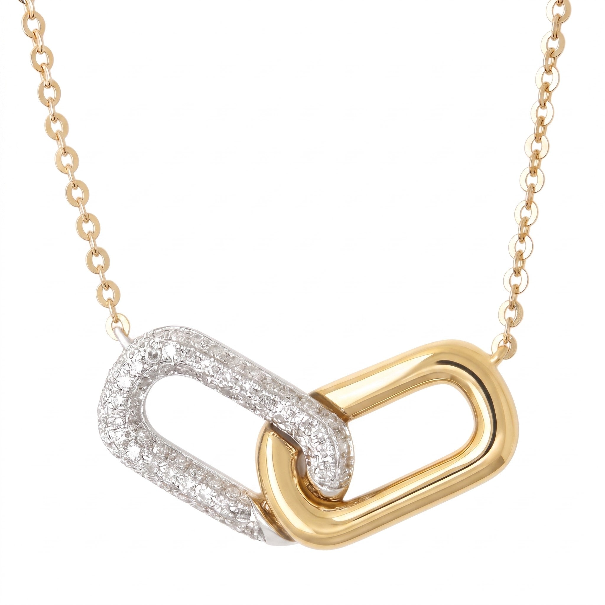 LALI Two-Tone Diamond Necklace