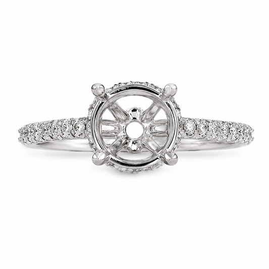 Malakan Diamond Semi-Mount Ring