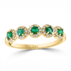 LALI Emerald & Diamond Ring