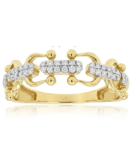 Royal Diamond Wedding Band