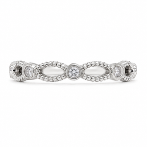 Malakan Bezel Diamond Infinity Band