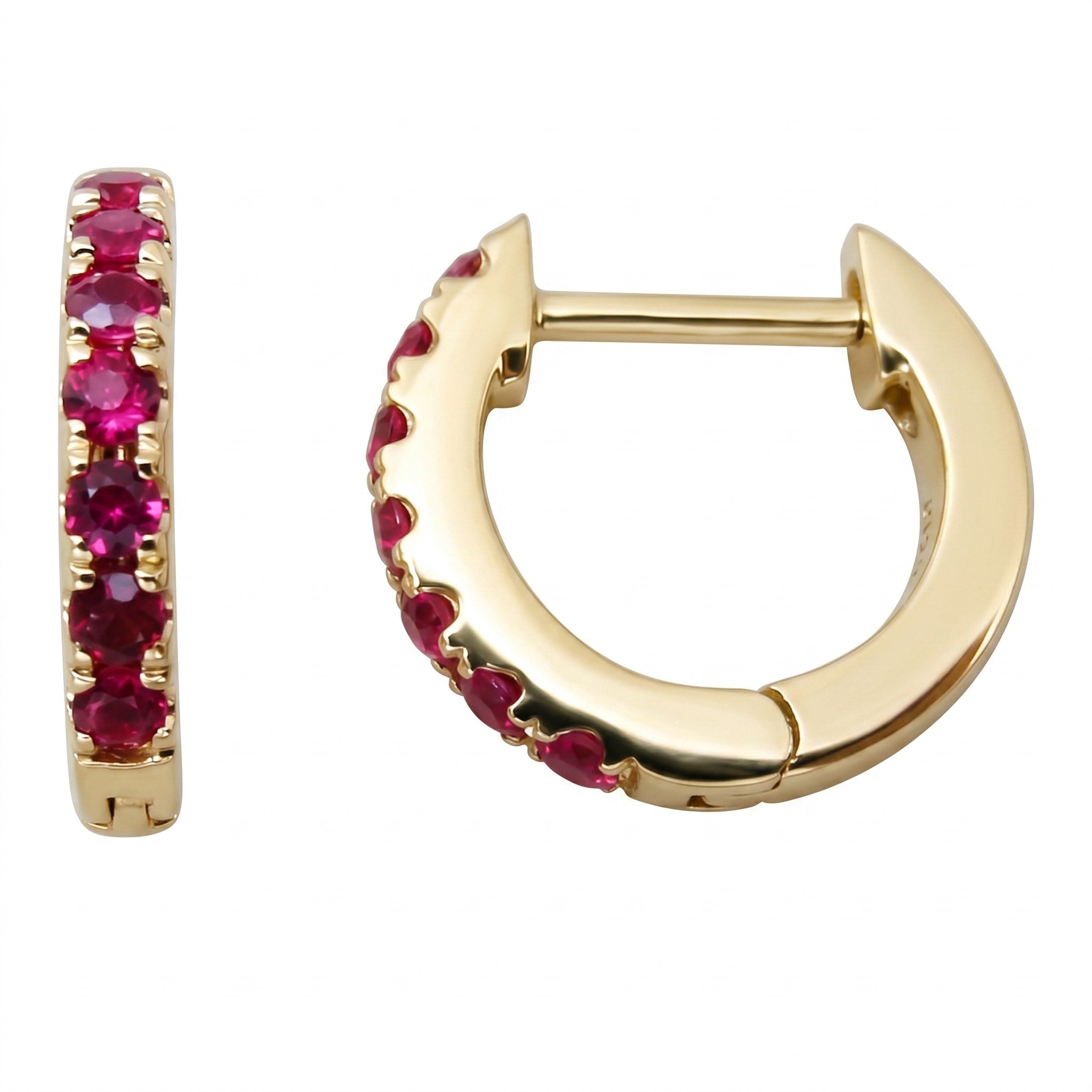 LALI Ruby Birthstone Stud Earrings