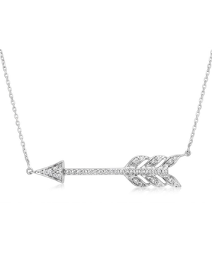 Royal Diamond Arrow Necklace
