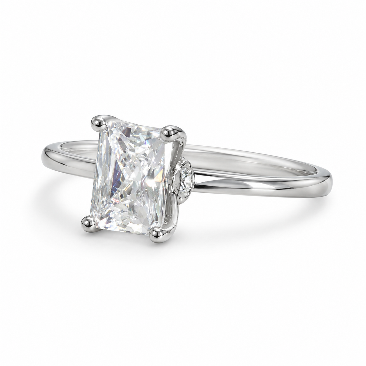 Malakan Radiant Diamond Ring