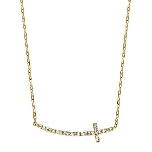 LALI Diamond Cross Necklace