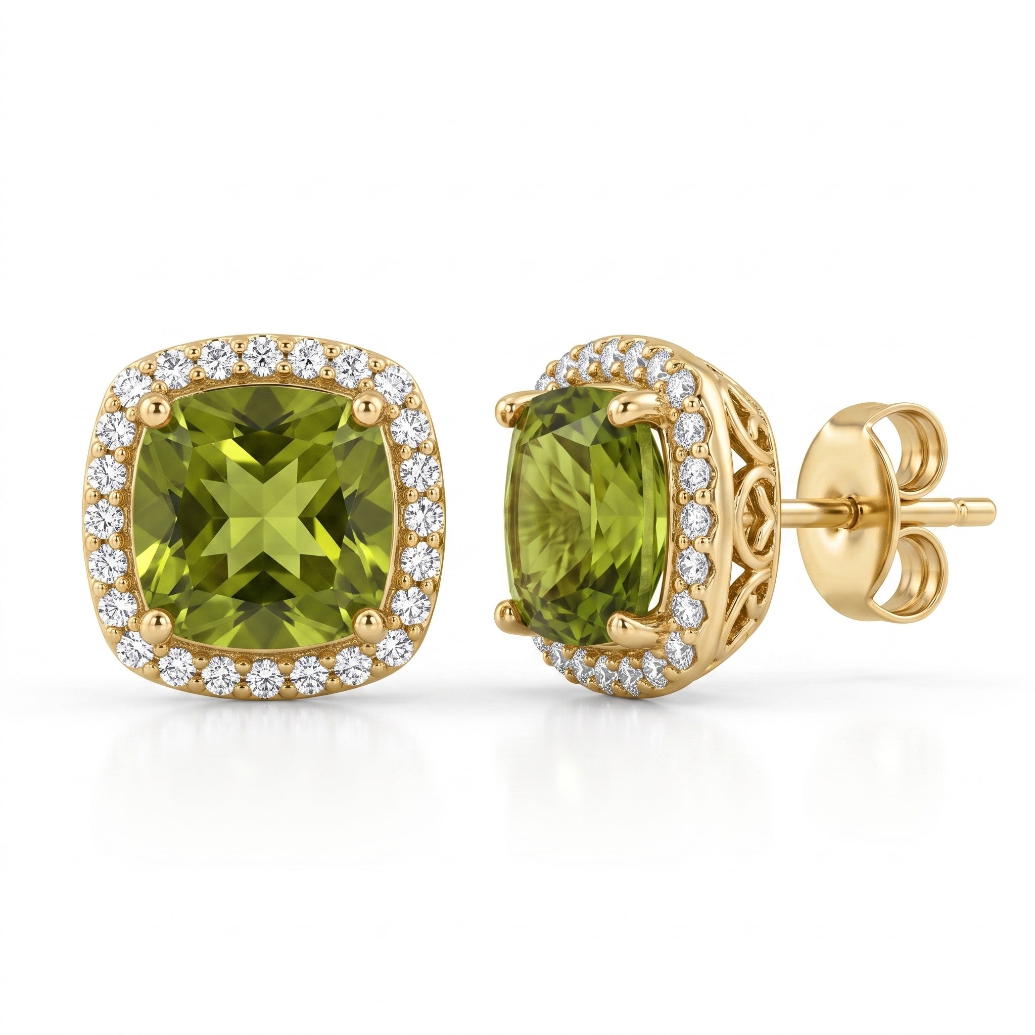 LALI Peridot & Diamond Earrings