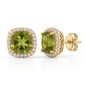 LALI Peridot & Diamond Earrings
