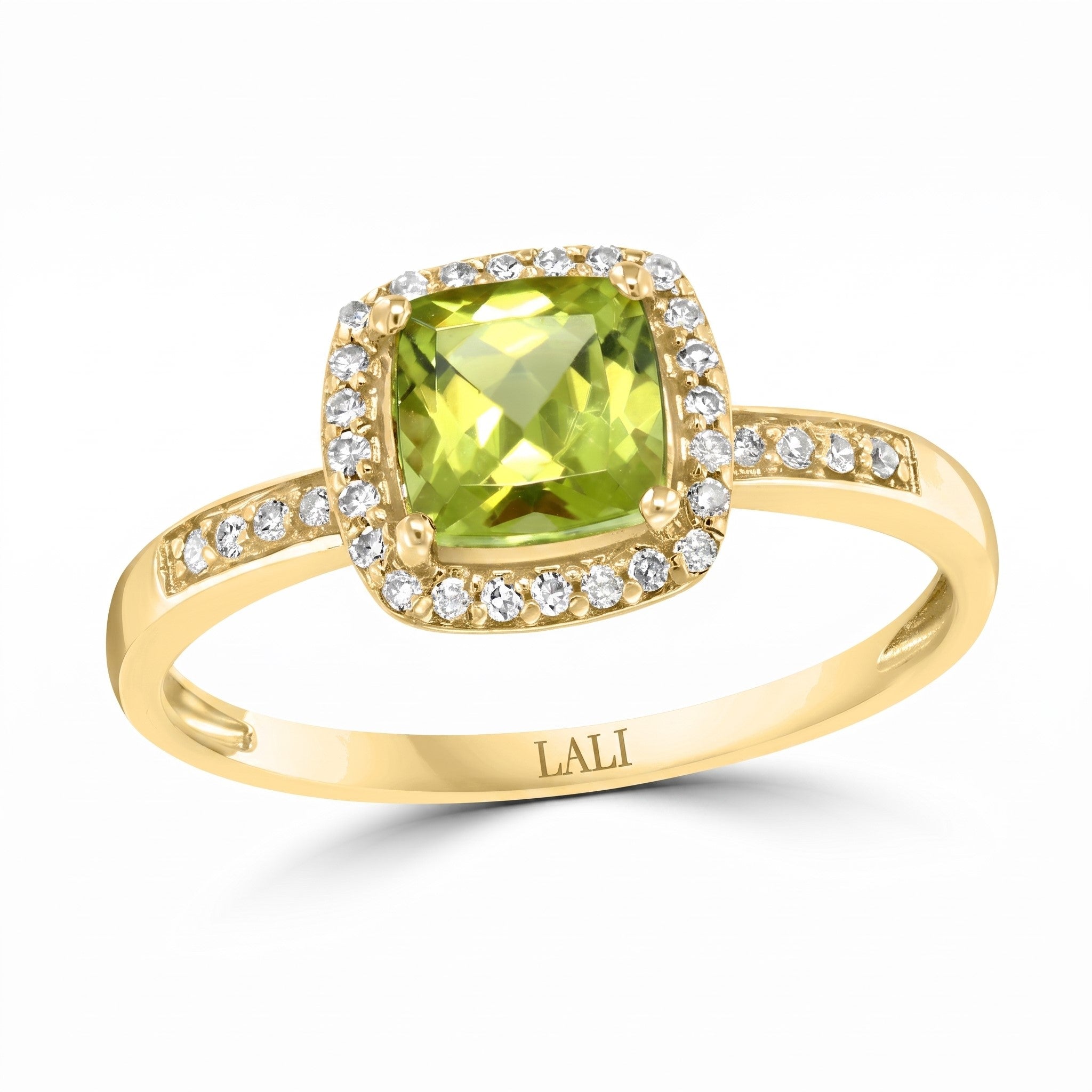 LALI Peridot & Diamond Ring