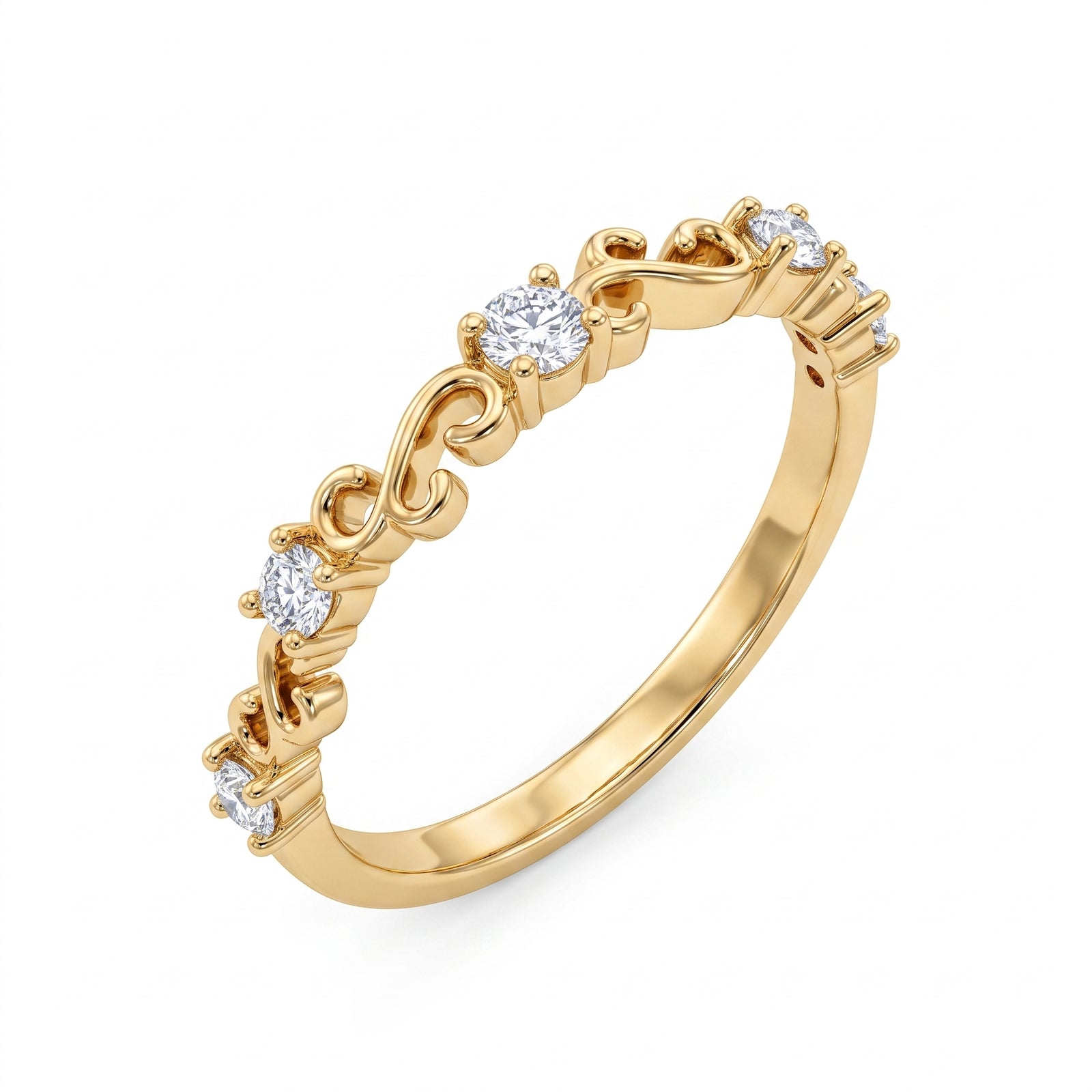 Malakan Diamond Station Ring
