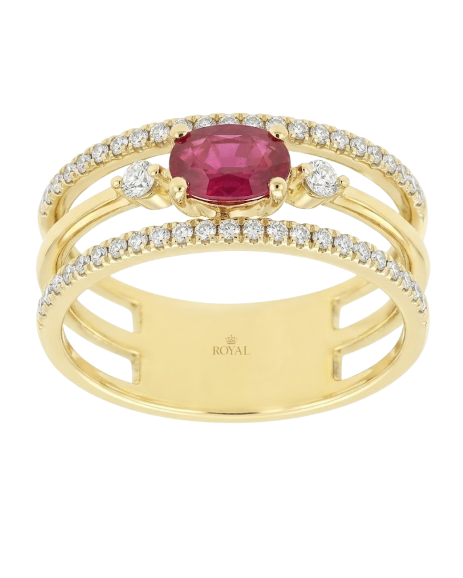 Royal Ruby & Diamond Ring