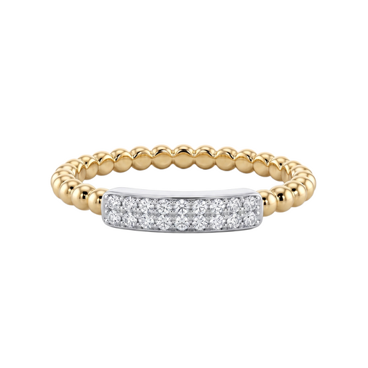 Malakan Two-Tone Diamond Ring