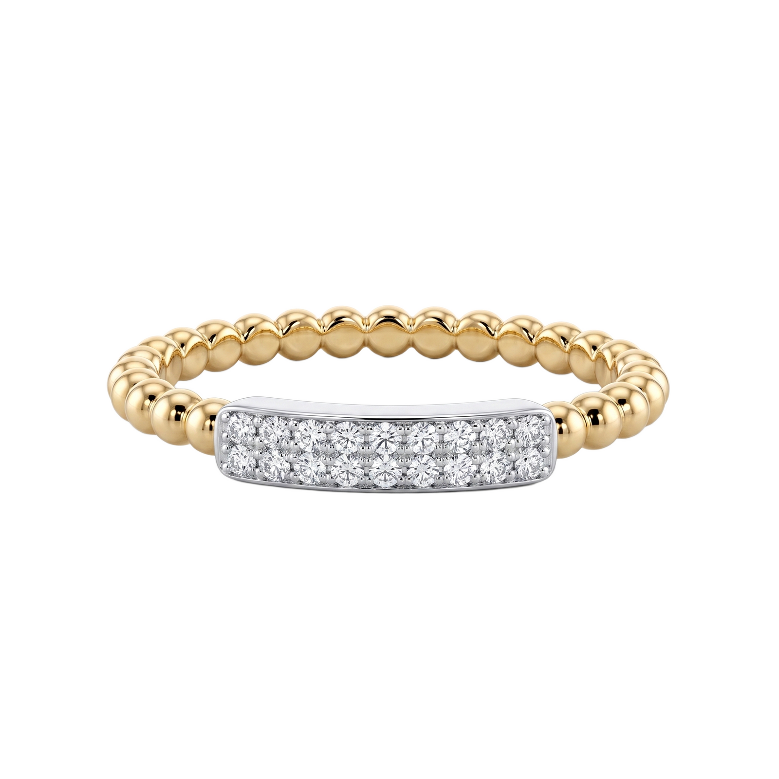 Malakan Two-Tone Diamond Ring