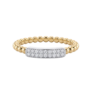 Malakan Two-Tone Diamond Ring