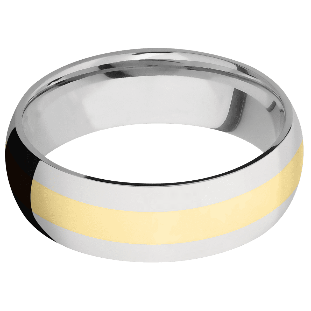 14K White Gold + Polish Finish