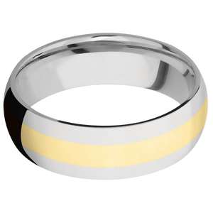 14K White Gold + Polish Finish